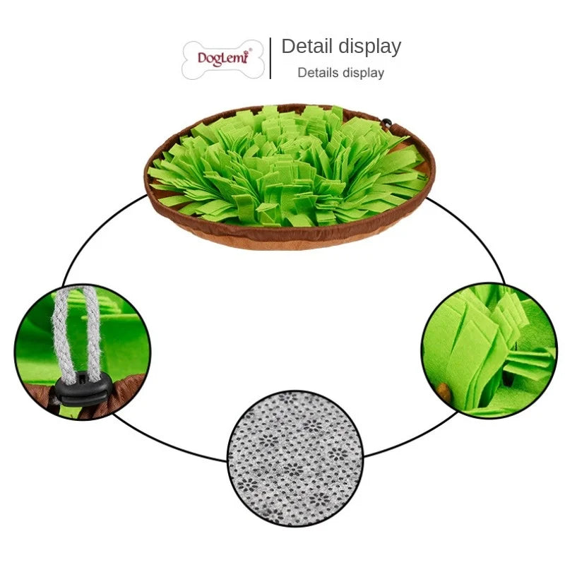 Pet Dog Snuffle Mat Nose Smell Training Sniffing Pad Dog Puzzle Toy Slow Feeding Bowl Food Dispenser Carpet Washable Dog toys