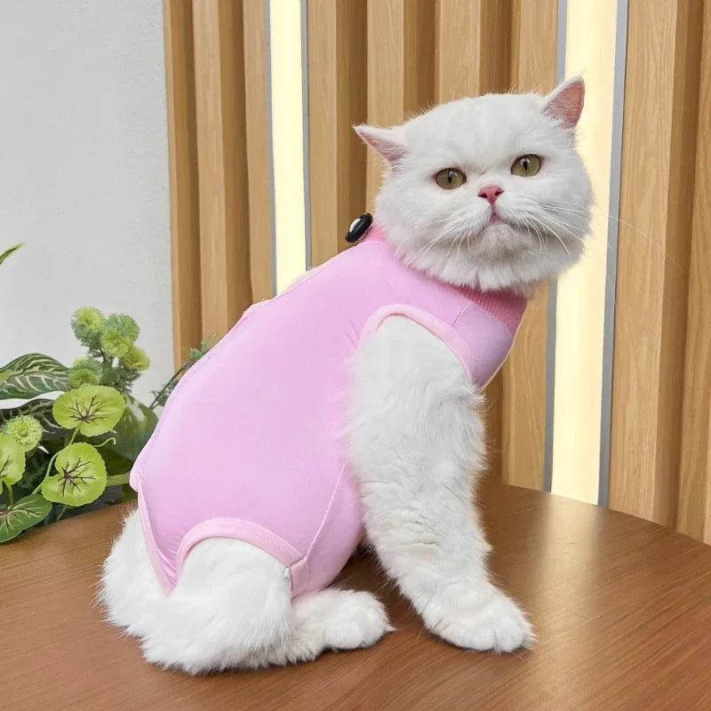 Cats Surgery Recovery Suit for Small Medium Dog Cat Vest Pet Shirt Soft Pajama After Surgery Wear Recovery Clothes Anti Licking