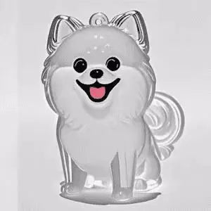 Cat Fur/Dog Hair Memorial Charm Resin Keepsake Capsule for Pet Hair Portable Keychain Pendant for Hair Rainbow Bridge Pendant