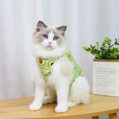 Cat Anti-licking Sterilization Clothes Pet Surgery Suit for Small Dog Cat Weaning Breathable Cat Anti-scratch Care Clothes