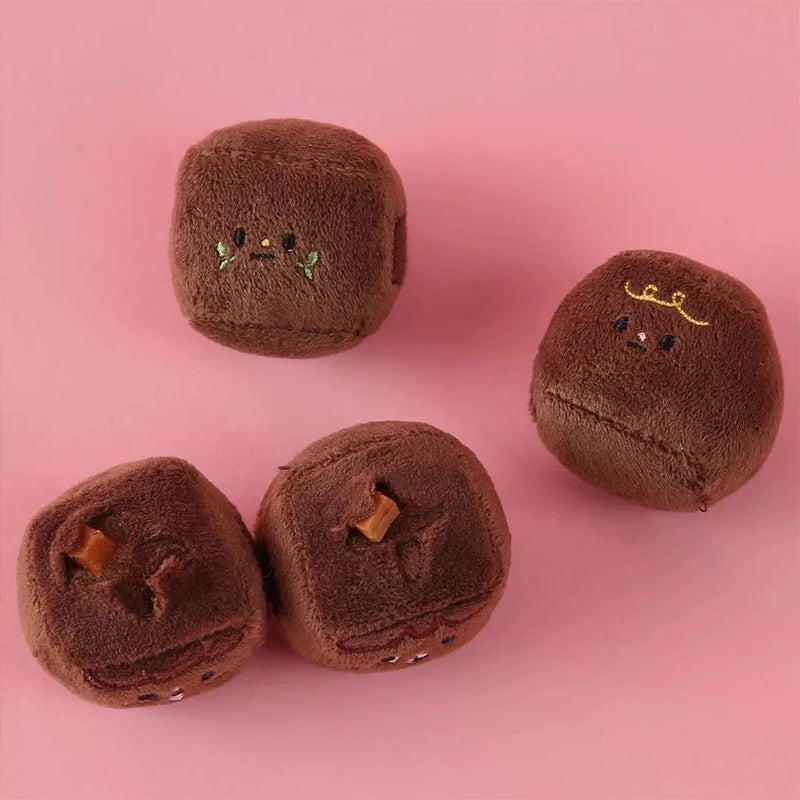 New Cute Sound Hidden Food Toys Plush Pet Puppy Toy Slow Food Chocolate Snickers Small And Medium Sized Dog Chewing Paper Toy