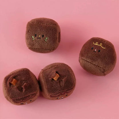 New Cute Sound Hidden Food Toys Plush Pet Puppy Toy Slow Food Chocolate Snickers Small And Medium Sized Dog Chewing Paper Toy