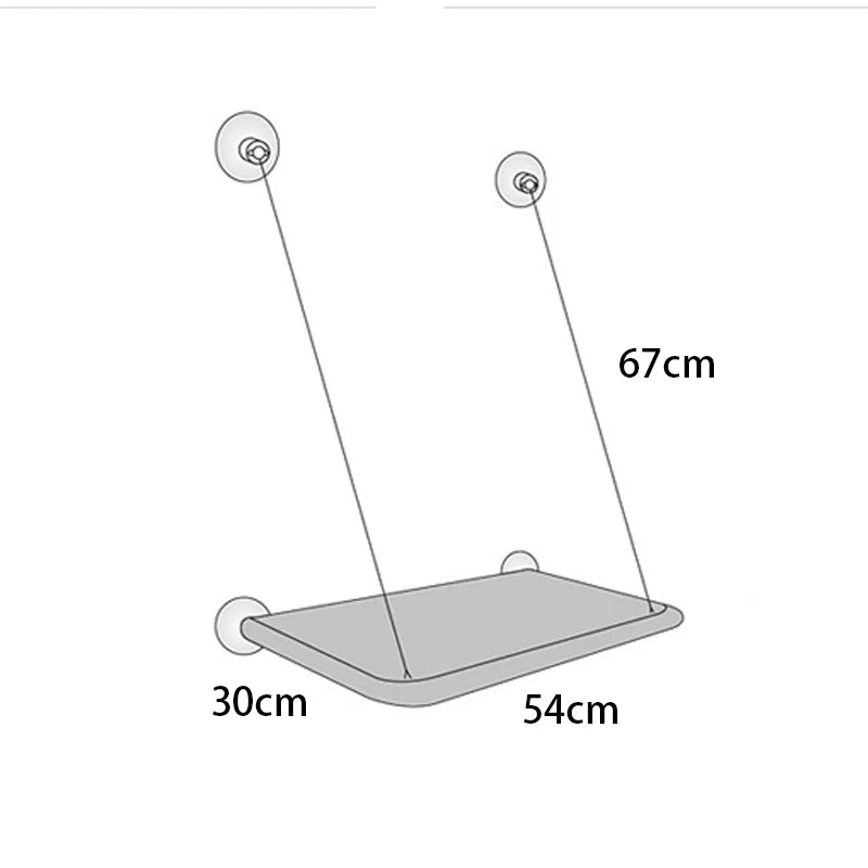 Pet Cat Hammock Aerial Hanging Cat Bed Cats Bed House Kitten Climbing Frame Sunny Window Seat Nest Bearing 20kg Pet Accessories