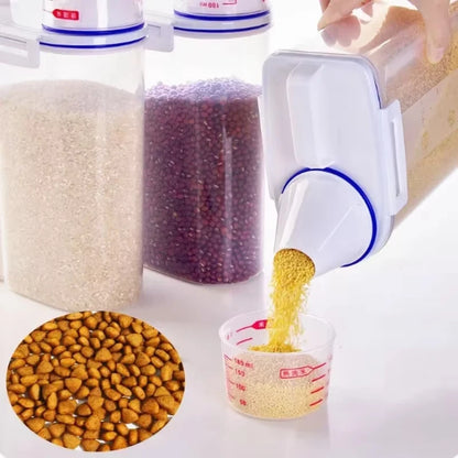Pet Cat Food Can Storage Dog Food Storage Bucket Box Sealed Mite Removal Moisture-proof And Insect-proof Dust-proof