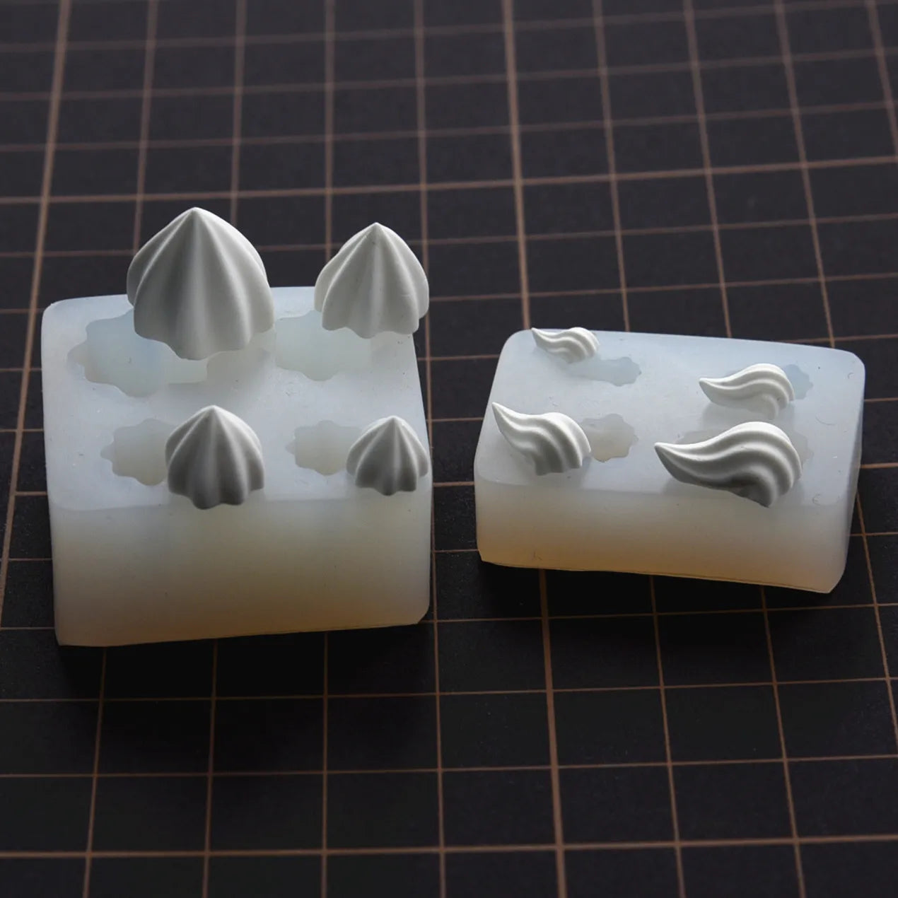 Mini Cake Cream DIY silicone Mold Polymer Ceramic Clay Doll House Miniature Cake Cream DIY molds