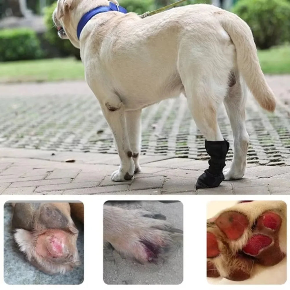 New Anti-lick Dog Paw Protection Boot Post Surgical Wound Recovery Dog Paws Protector Waterproof Pet Supplies