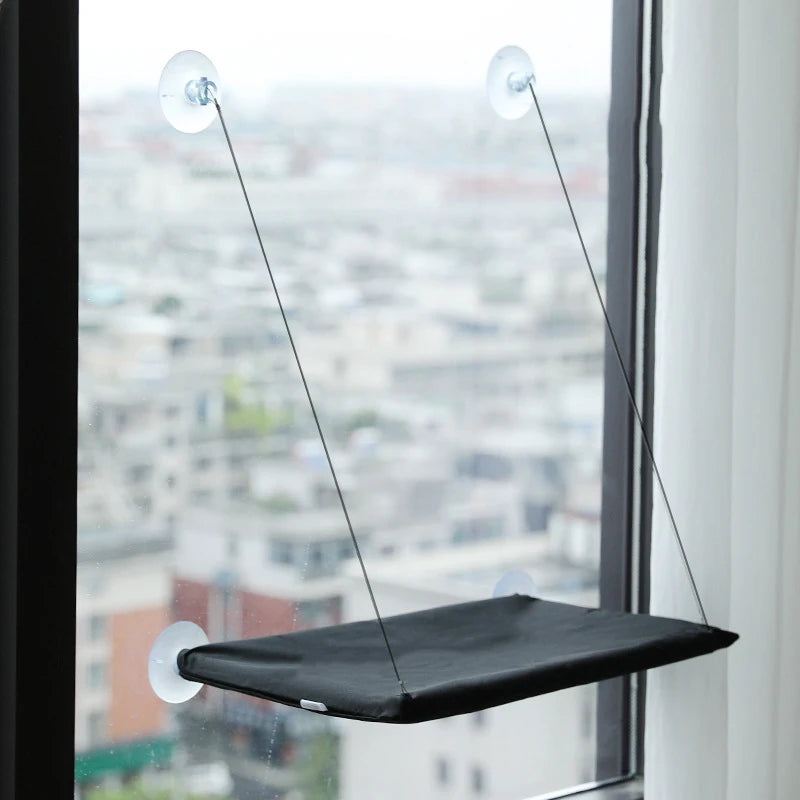 Pet Cat Hammock Aerial Hanging Cat Bed Cats Bed House Kitten Climbing Frame Sunny Window Seat Nest Bearing 20kg Pet Accessories