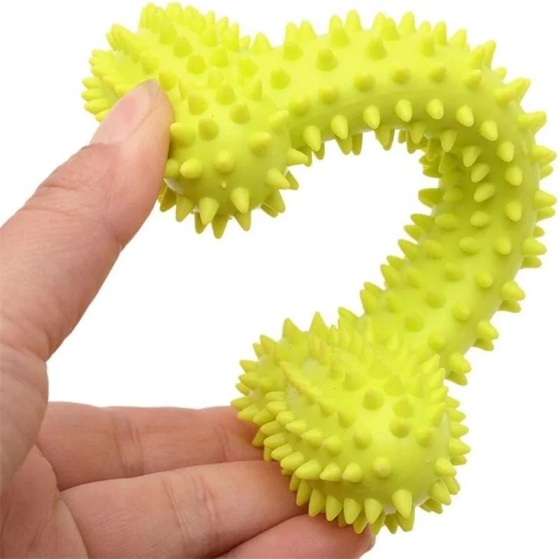 Pet Rubber Pacifier Dog Toy Interactive Rubber Soother Pet Dog Cat Puppy Elasticity Teeth Dog Chew Toys Tooth Cleaning Toy