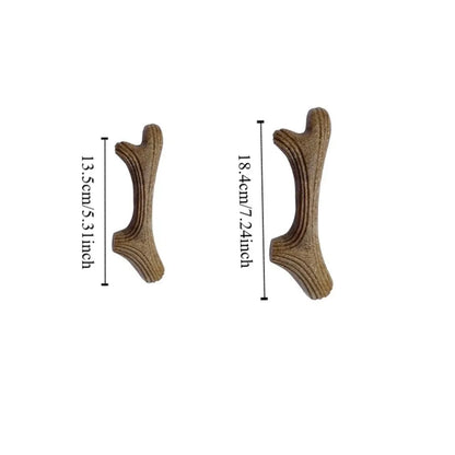 Creative Dog Chew Stick Bone Shape Bite Resistant Puppy Molar Toys Wood Natural Texture Dog Interactive Toys Relieve Boredom