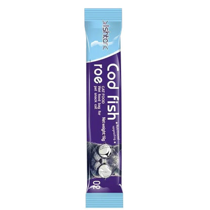 10pcs Strips Pet Snacks Cat Strips Young Cat Wet Food Cat Liquid Snacks Nutrition Protein Cod Tuna Salmon Abalone Beef 16g/Strip