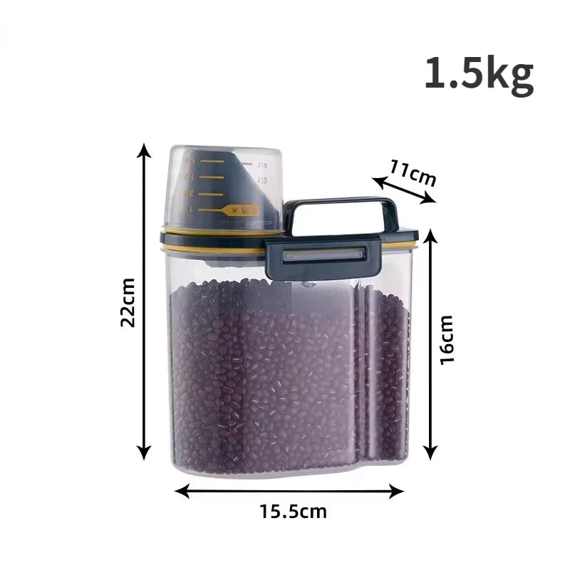 Pet Cat Food Can Storage Dog Food Storage Bucket Box Sealed Mite Removal Moisture-proof And Insect-proof Dust-proof
