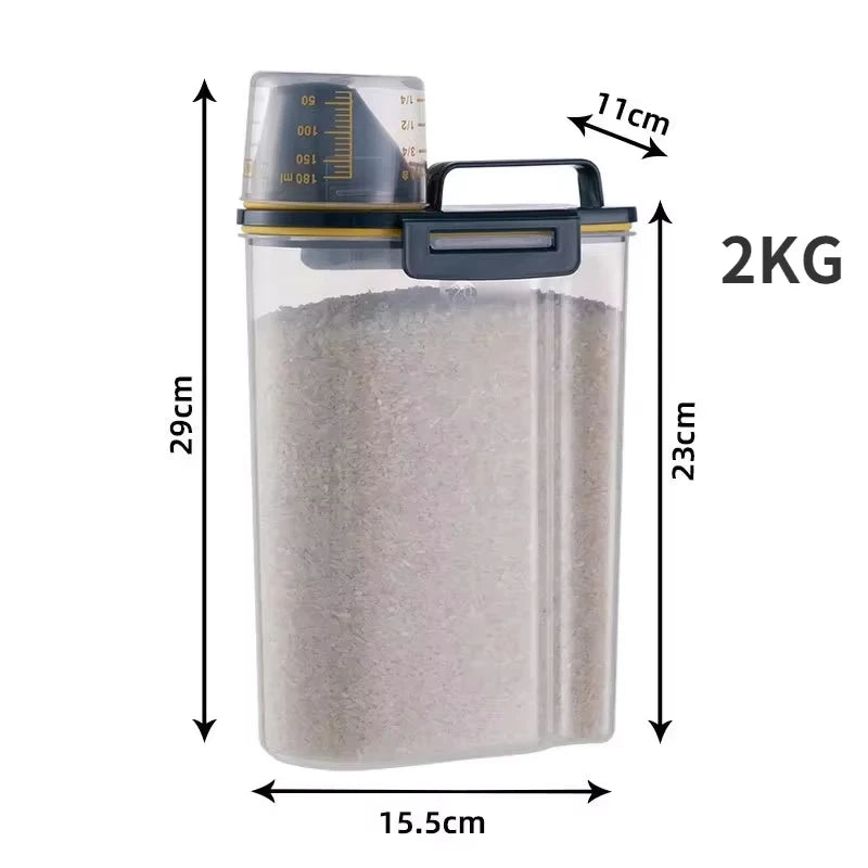 Pet Cat Food Can Storage Dog Food Storage Bucket Box Sealed Mite Removal Moisture-proof And Insect-proof Dust-proof