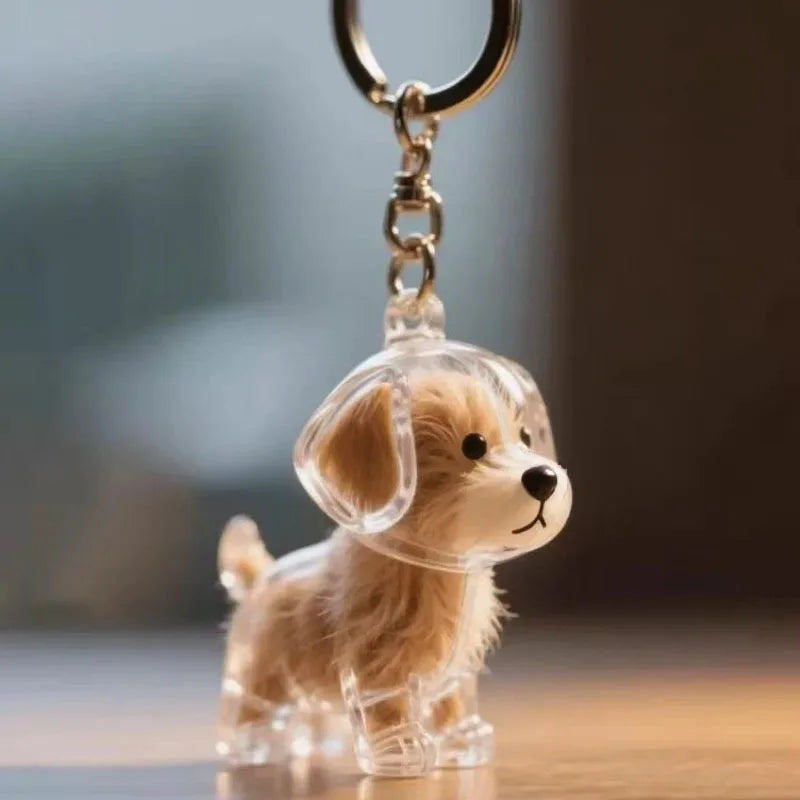 Cat Fur/Dog Hair Memorial Charm Resin Keepsake Capsule for Pet Hair Portable Keychain Pendant for Hair Rainbow Bridge Pendant