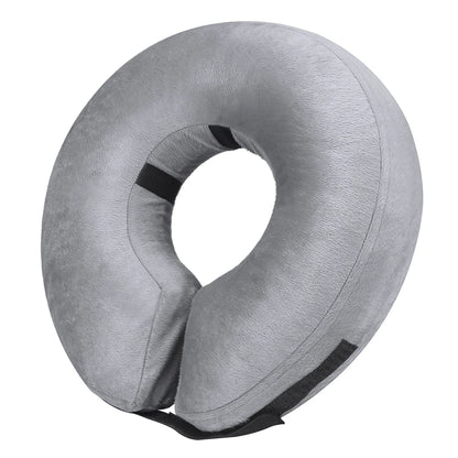 Dog Collar After Surgery Protective Inflatable Soft Blow Up Collar For Pet Recovery for Small Medium Large Dogs Cats Drink Eat